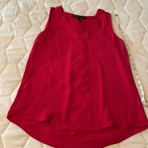 *Almost New* WHBM Red Sleeveless Blouse